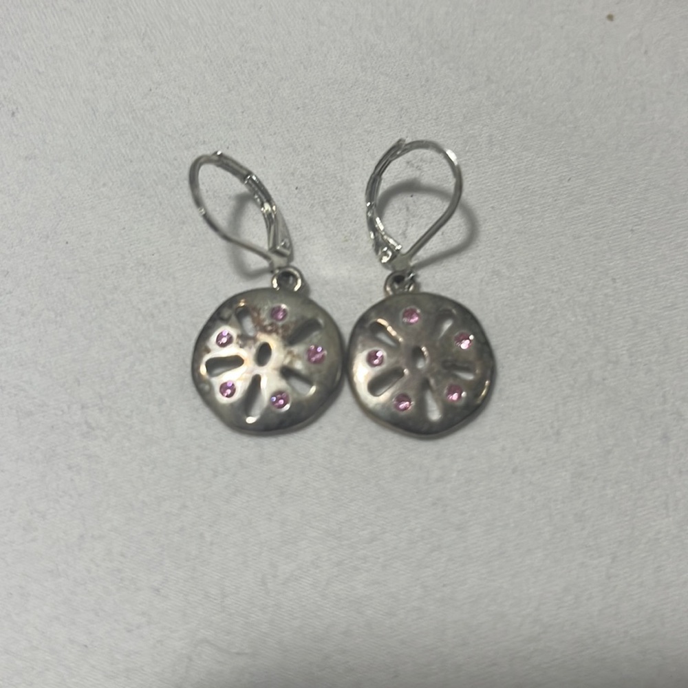 Sand dollar earrings